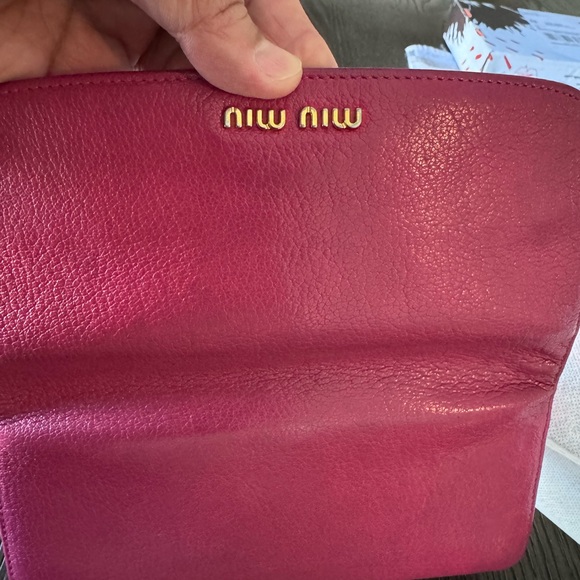 Miu miu pink long wallet I added with unbranded chains and ring - Picture 10 of 15